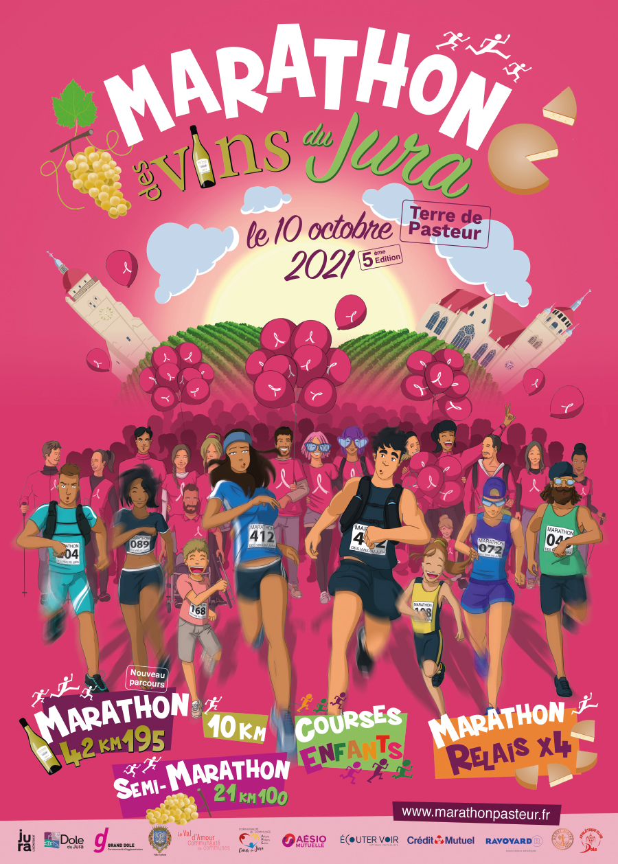 Marathon-jura_01 Affiche pour le marathon du jura
